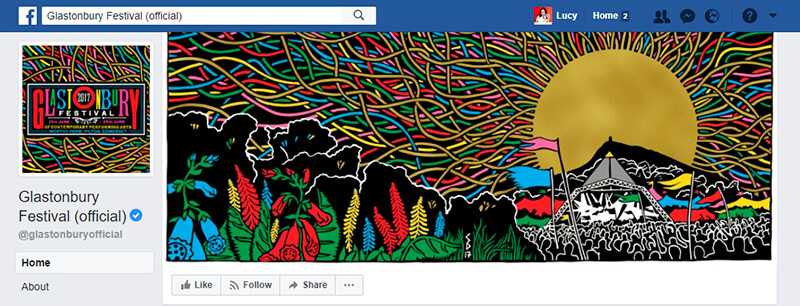 creative Facebook cover photo