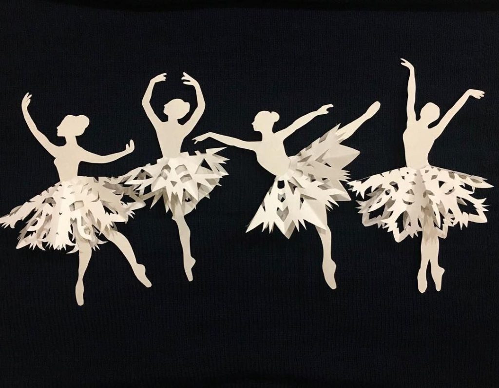 Балерины в пачках-снежинках