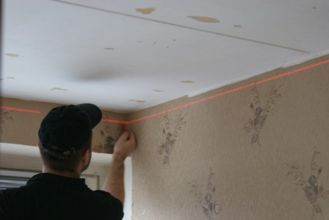 Натяжные потолки двухуровневые: как делают без гипсокартона, фото и видео