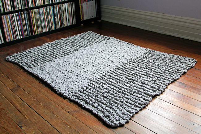 Knitted rug  desing for your home