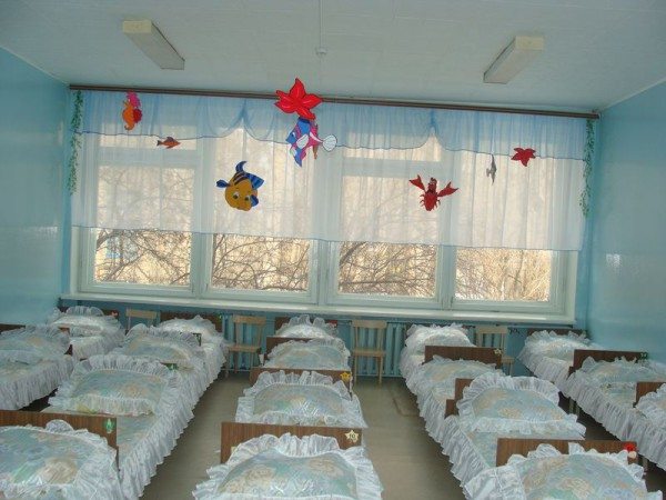 Фото типичной спальни муниципального детского сада