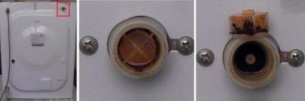 Сетчатый фильтр клапана водозаборного шланга
