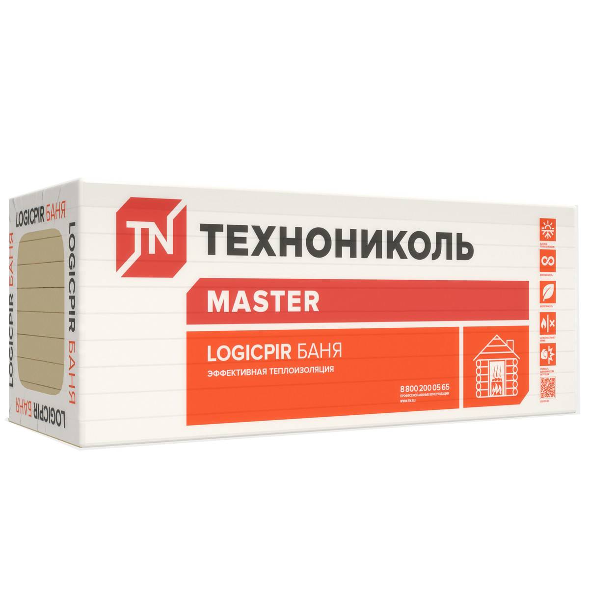 PIR-плиты LOGICPIR Баня ТЕХНОНИКОЛЬ