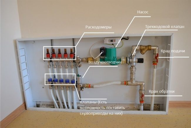 Фото — Производится открывание всех кранов
