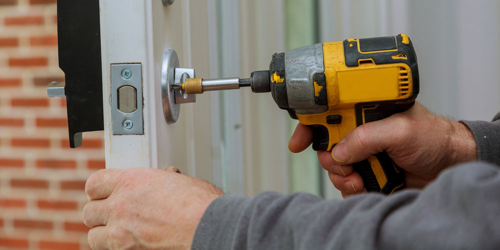 Change Locks With Drill