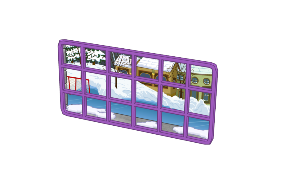 Winter Vacation Window