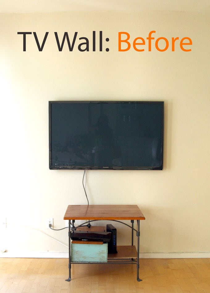 Transform a TV wall into a beautiful and seasonal picture wall in 5 easy steps. Detailed planning guide with lots of great gallery wall design and DIY tips! A Piece of Rainbow