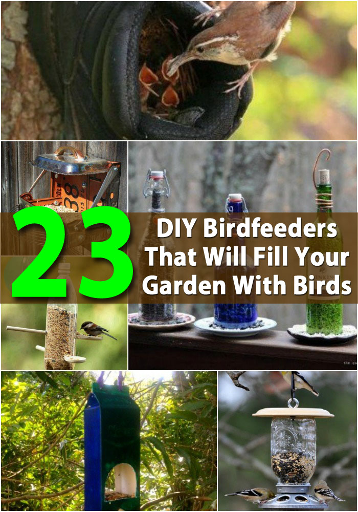 23 DIY Birdfeeders That Will Fill Your Garden With Birds