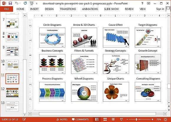 Draw a 3D staircase in PowerPoint