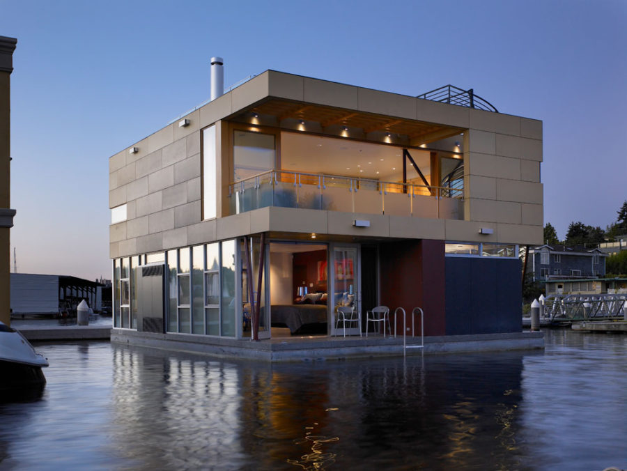 Floating Home in Seattle by Vandeventer + Carlander Architects,