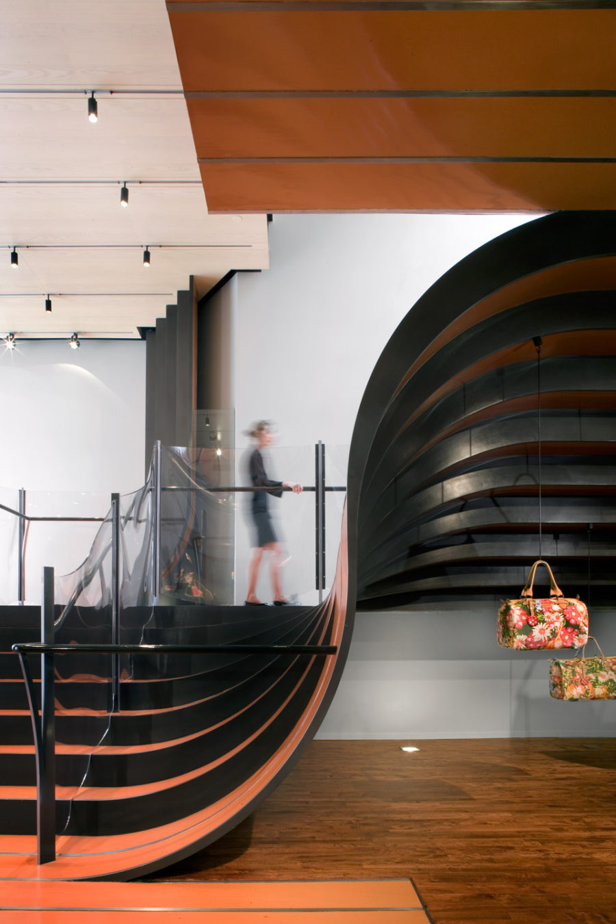 Longchamp store staircase 900x1350 25 Staircase Designs That are Just Spectacular